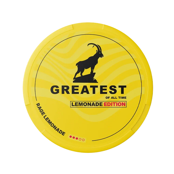 Rage Lemonade nicotine pouch by Greatest snus