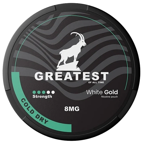 Black Mega Can nicotine pouch by Greatest snus