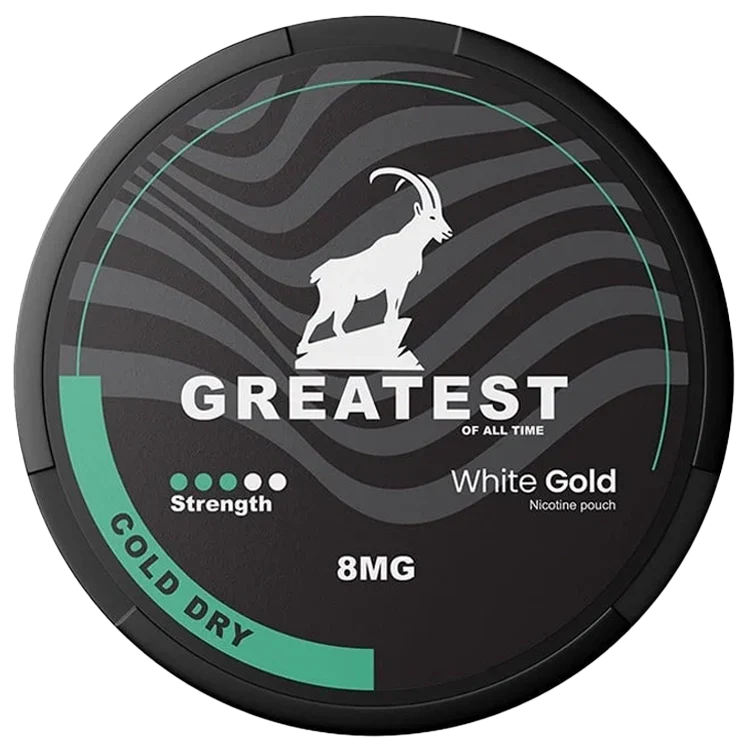 Black Mega Can nicotine pouch by Greatest snus