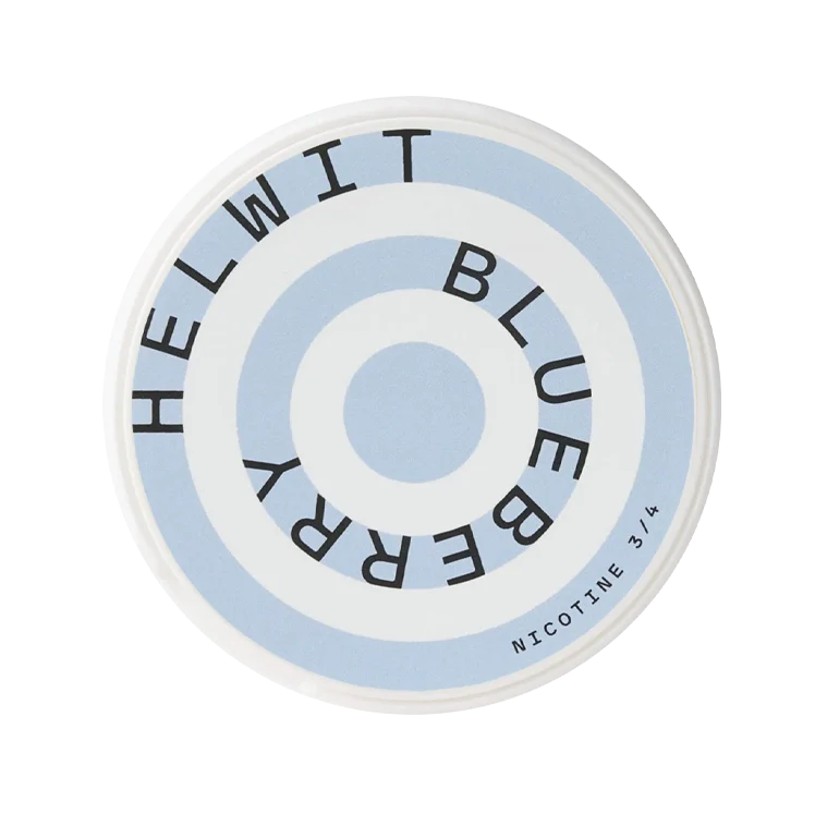 Blueberry nicotine pouch by Helwit snus