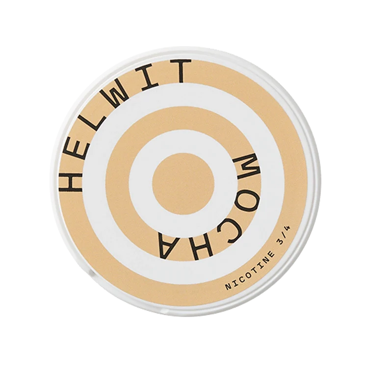 Mocha nicotine pouch by Helwit snus