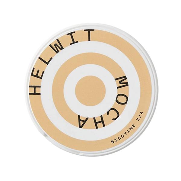 Mocha nicotine pouch by Helwit snus