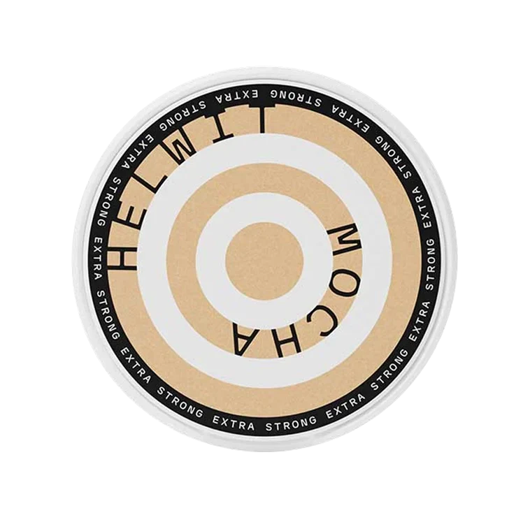 Mocha Extra Strong nicotine pouch by Helwit snus