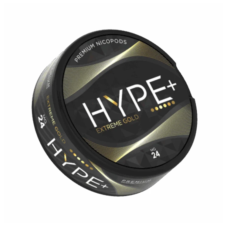 Extreme Gold nicotine pouch by Hype+ snus