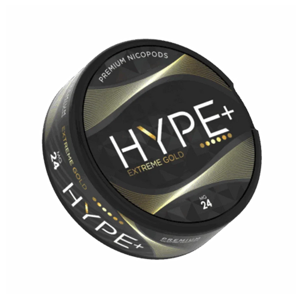Extreme Gold nicotine pouch by Hype+ snus