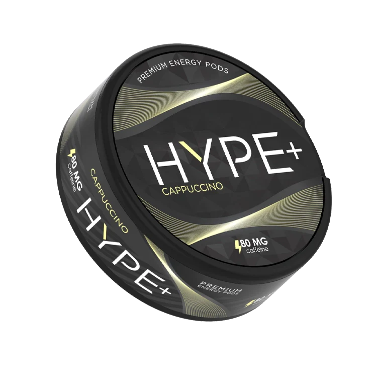 Cappuccino Caffiene Pouches by Hype+ snus