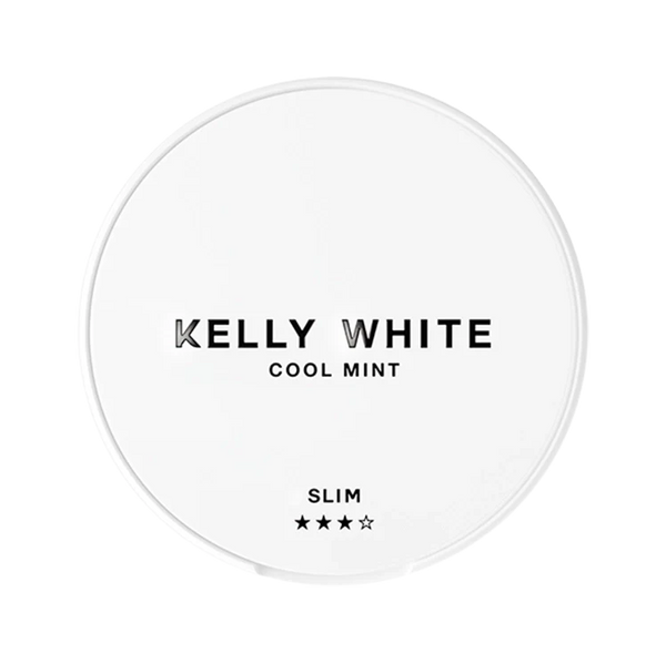 White Cool Mint Slim nicotine pouch by Kelly White snus