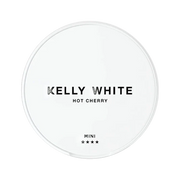 White Hot Cherry Extra Strong Mini nicotine pouch by Kelly White snus