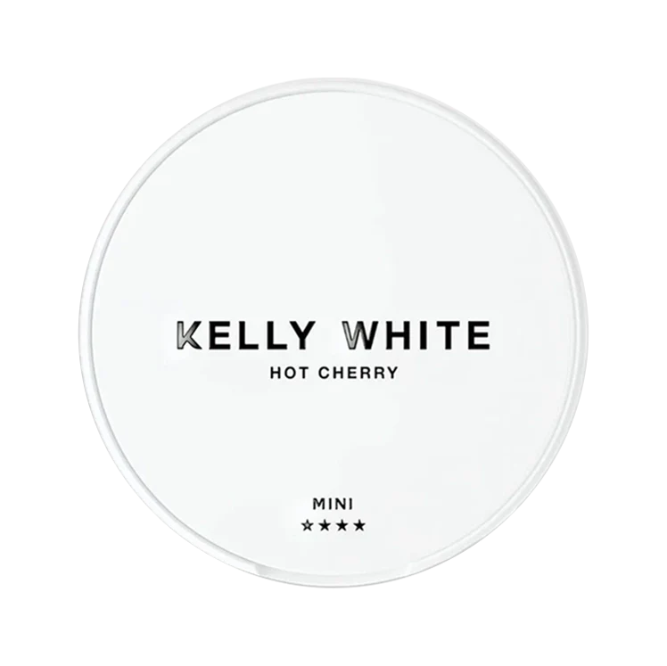 White Hot Cherry Extra Strong Mini nicotine pouch by Kelly White snus