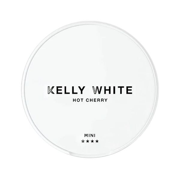 White Hot Cherry Extra Strong Mini nicotine pouch by Kelly White snus