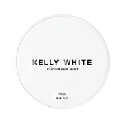 White Mini Cucumber Mint nicotine pouch by Kelly White snus
