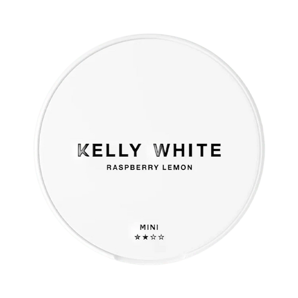 White Raspberry Lemon Mini nicotine pouch by Kelly White snus