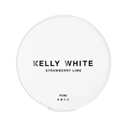 White Strawberry Lime nicotine pouch by Kelly White snus