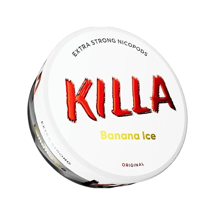 Banana Ice nicotine pouch by Killa snus