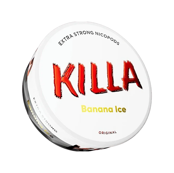 Banana Ice nicotine pouch by Killa snus