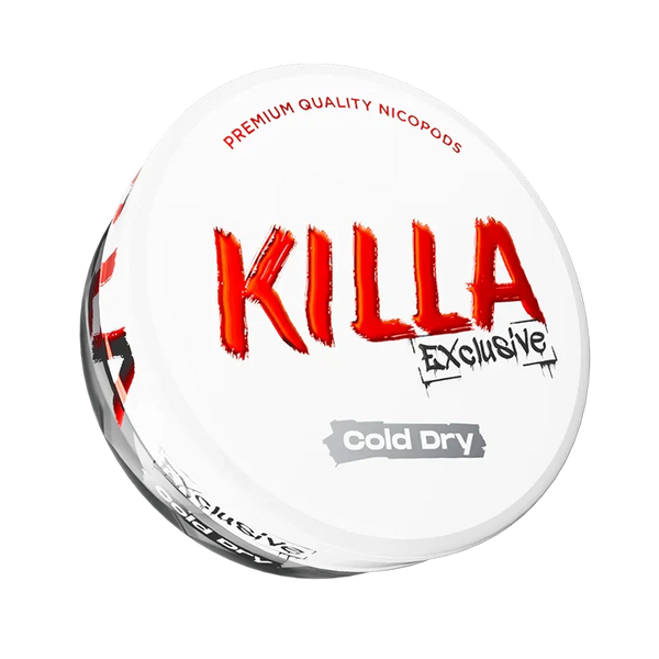 Exclusive Cold Dry nicotine pouch by Killa snus