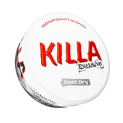 Exclusive Cold Dry nicotine pouch by Killa snus