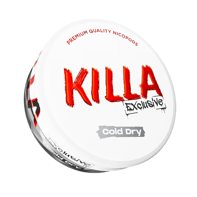 Exclusive Cold Dry nicotine pouch by Killa snus