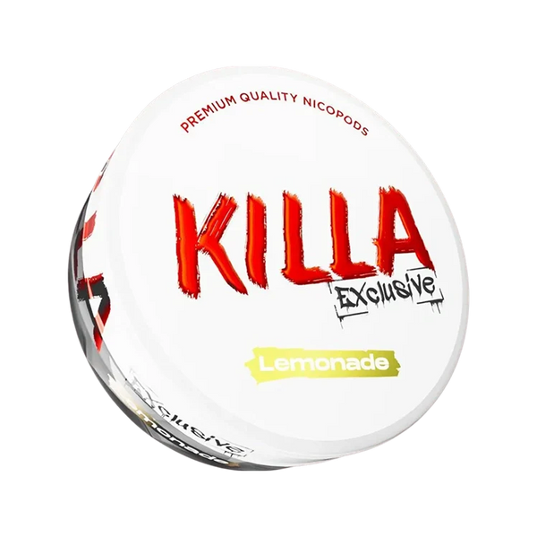 Exclusive Lemonade nicotine pouch by Killa snus
