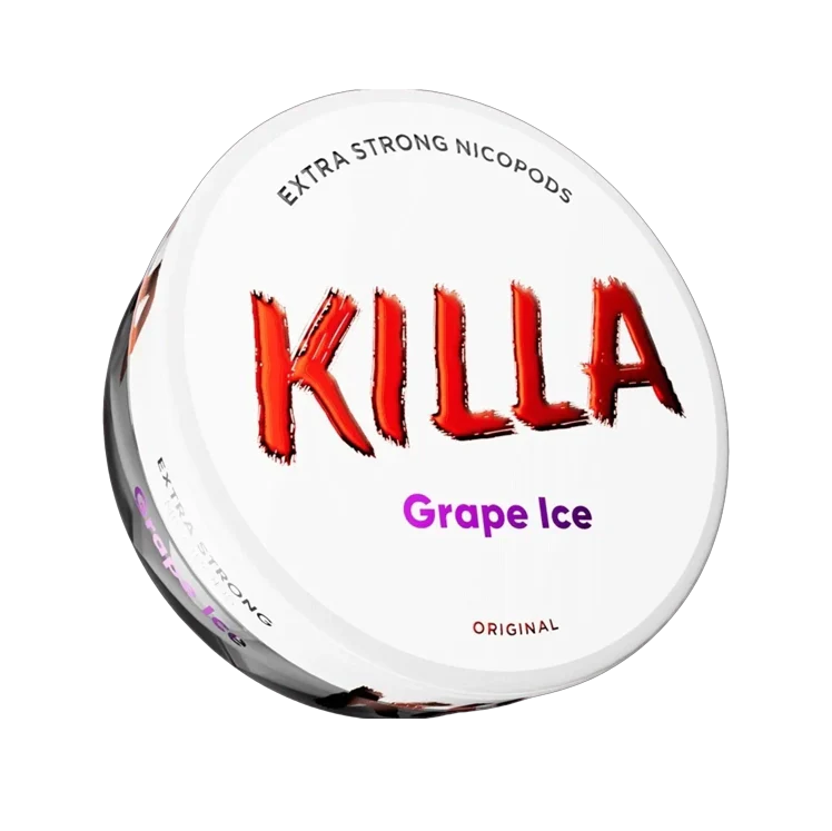 Grape Ice nicotine pouch by Killa snus