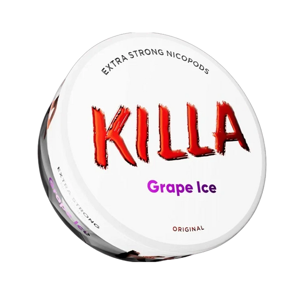 Grape Ice nicotine pouch by Killa snus