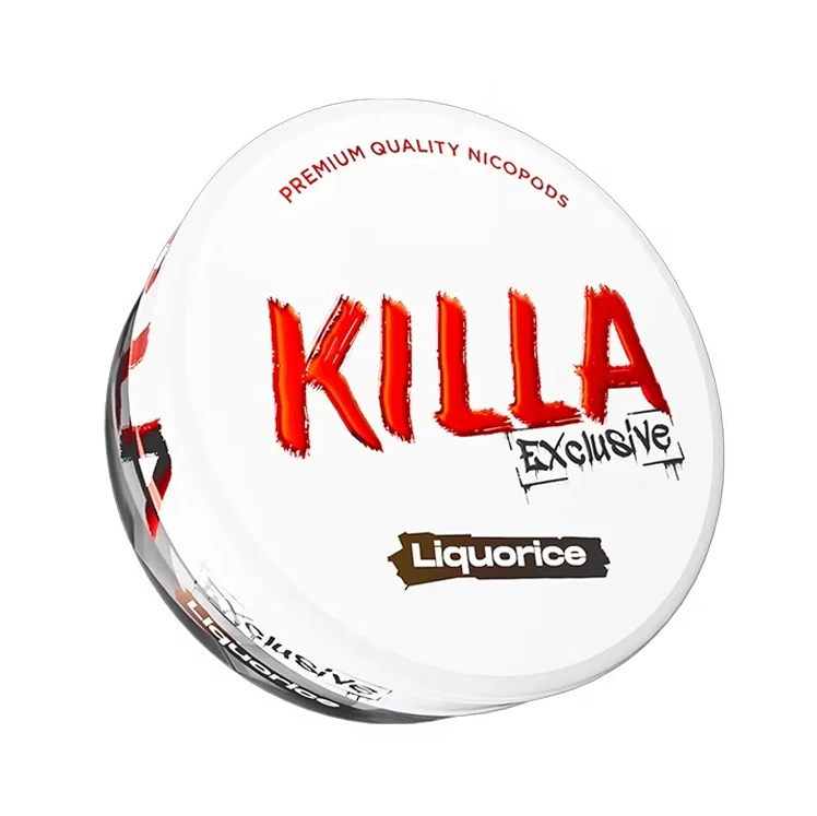 Exclusive Liquorice nicotine pouch by Killa snus