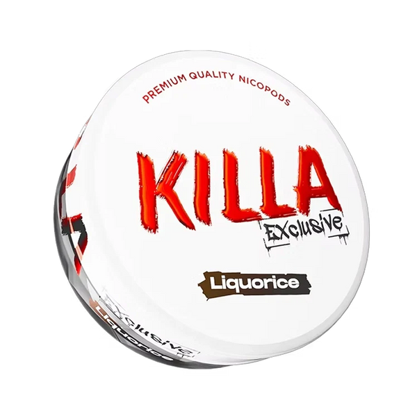 Exclusive Liquorice nicotine pouch by Killa snus