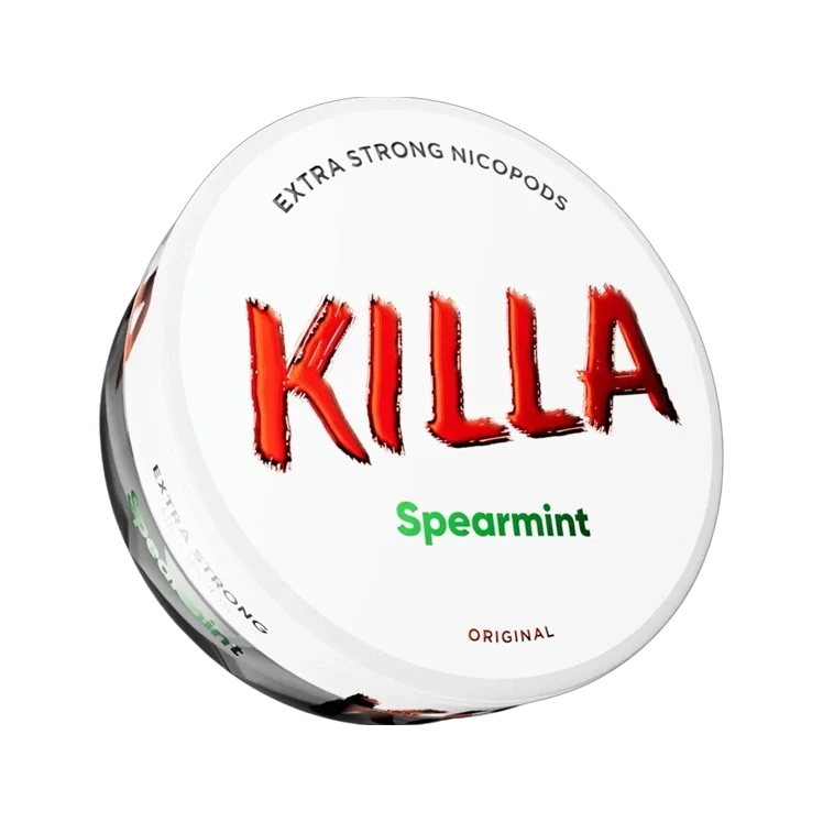 Spearmint nicotine pouch by Killa snus