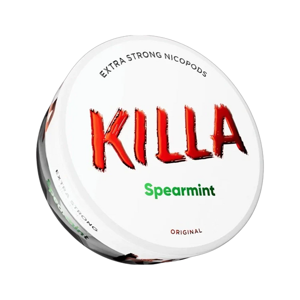 Spearmint nicotine pouch by Killa snus
