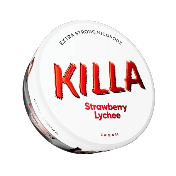 Strawberry Lychee nicotine pouch by Killa snus