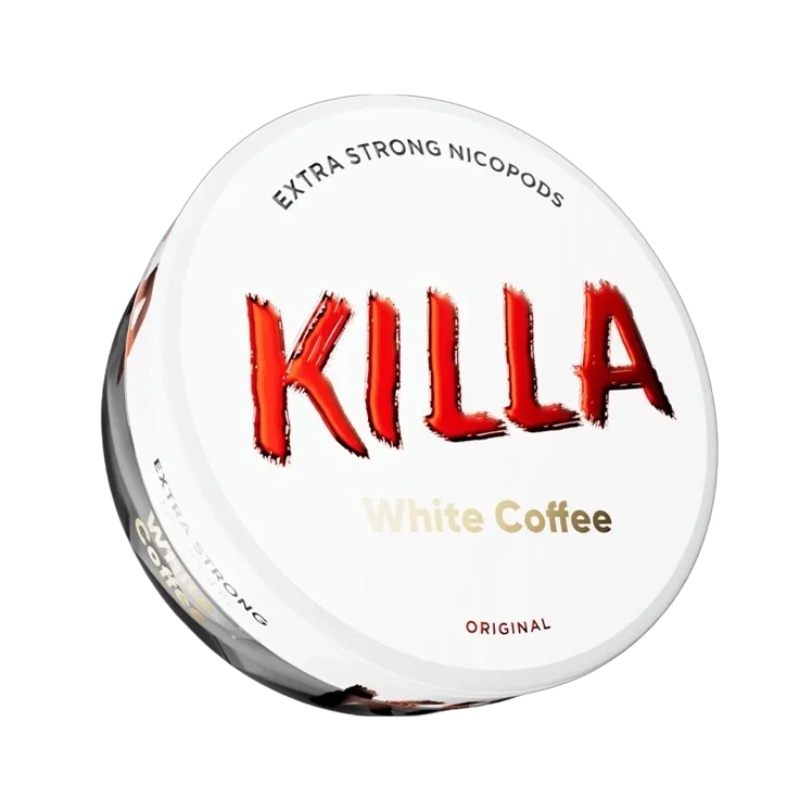 White Coffee nicotine pouch by Killa snus