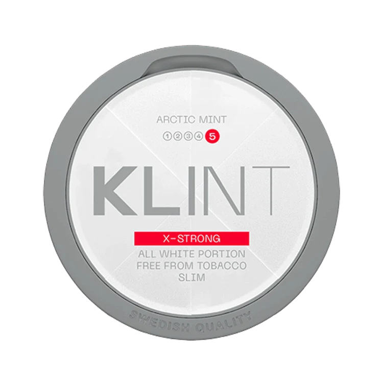 Arctic Mint X Strong nicotine pouch by Klint snus