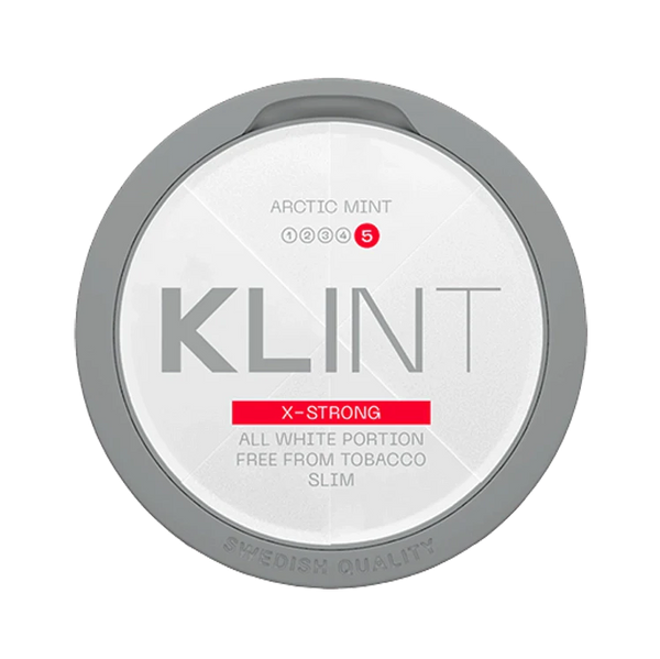 Arctic Mint X Strong nicotine pouch by Klint snus