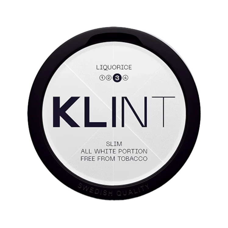 Liquorice nicotine pouch by Klint snus