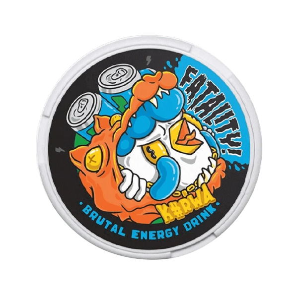 Brutal Energy Drink nicotine pouch by Kurwa snus