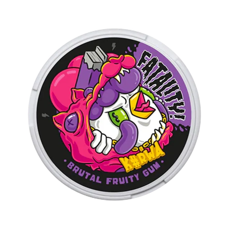 Brutal Fruity Gum nicotine pouch by Kurwa snus