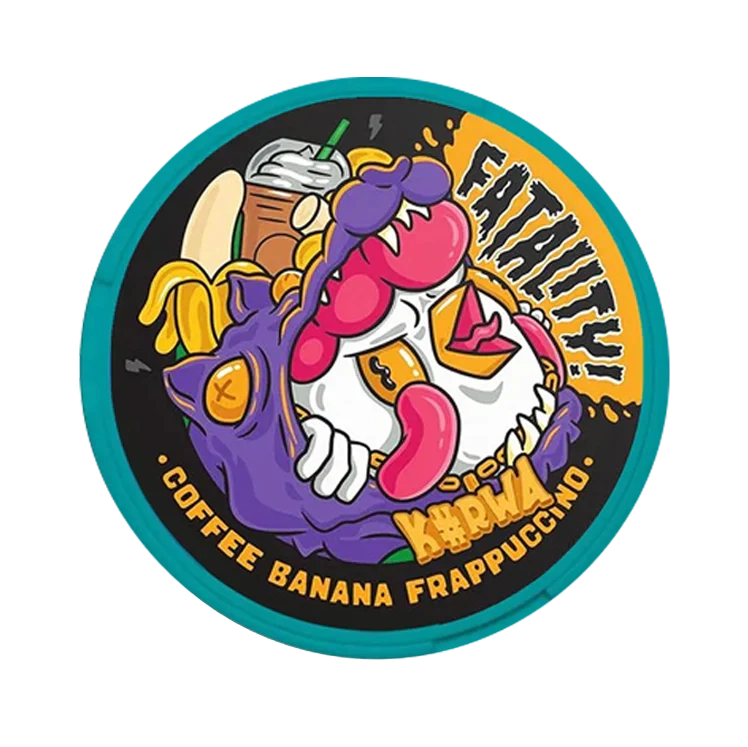 Coffee Banana nicotine pouch by Kurwa snus