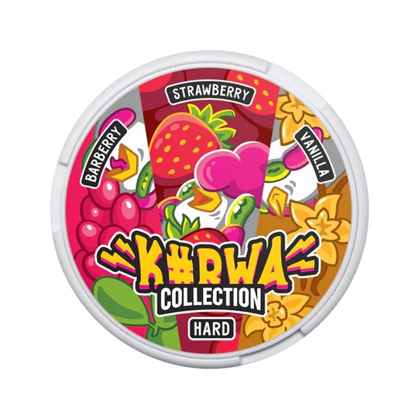 Collection Berry & Vanilla nicotine pouch by Kurwa snus