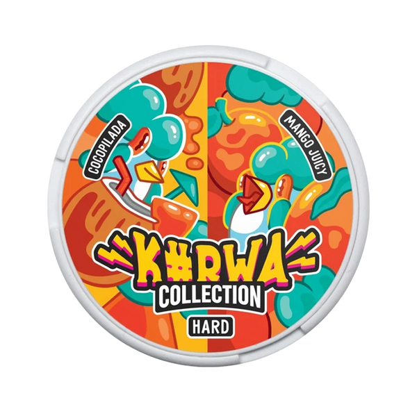 Collection Coconut Mango nicotine pouch by Kurwa snus