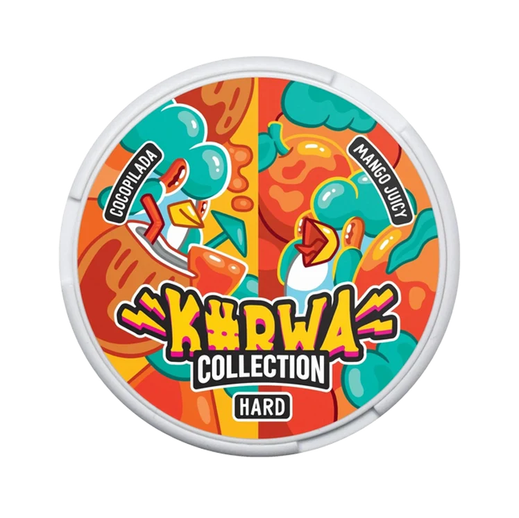 Collection Coconut Mango nicotine pouch by Kurwa snus