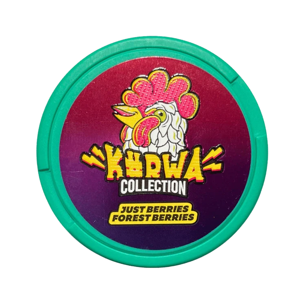 Collection Just Berries + Forest Berries nicotine pouch by Kurwa snus