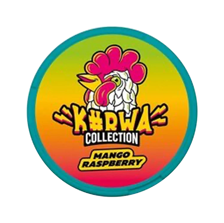 Collection Mango Raspberry nicotine pouch by Kurwa snus
