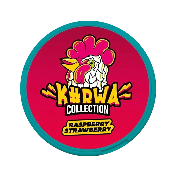 Collection Raspberry Strawberry nicotine pouch by Kurwa snus