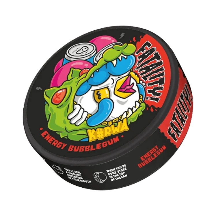 Energy Bubblegum nicotine pouch by Kurwa snus