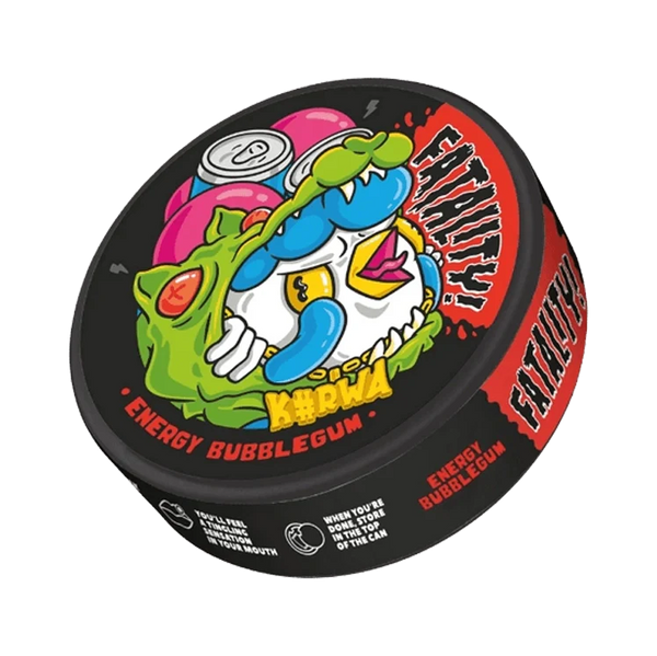 Energy Bubblegum nicotine pouch by Kurwa snus