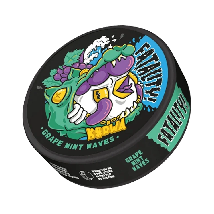 Grape Mint nicotine pouch by Kurwa snus
