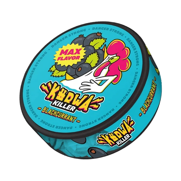 Killer Blackcurrant nicotine pouch by Kurwa snus