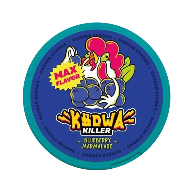 Killer Blueberry Marmelade nicotine pouch by Kurwa snus