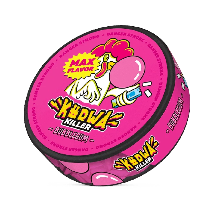 Killer Kiwi & Strawberry nicotine pouch by Kurwa snus