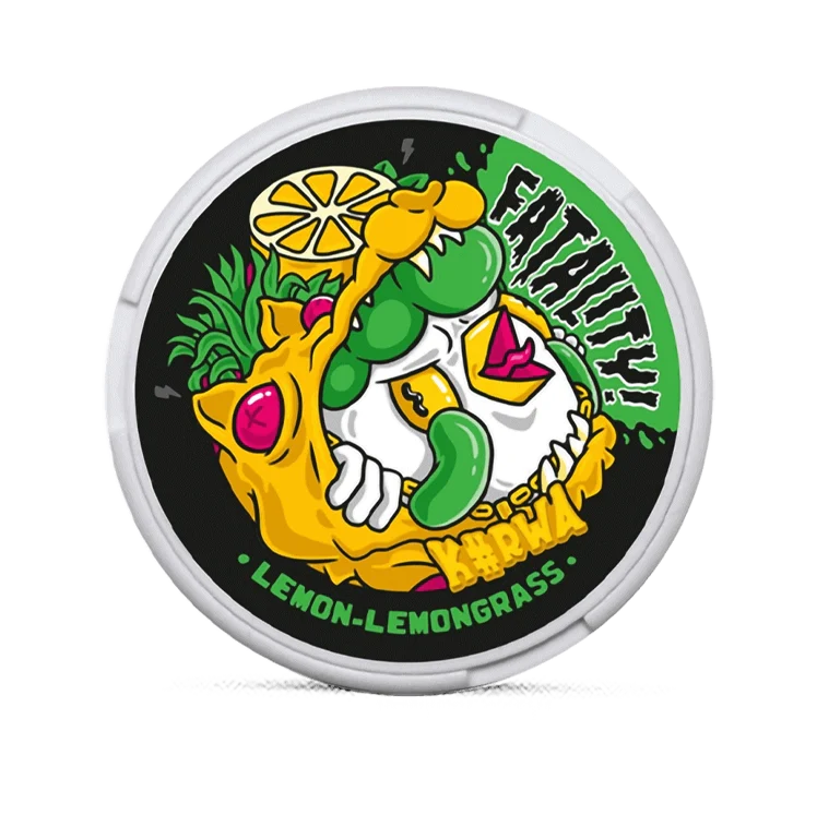 Lemongrass nicotine pouch by Kurwa snus